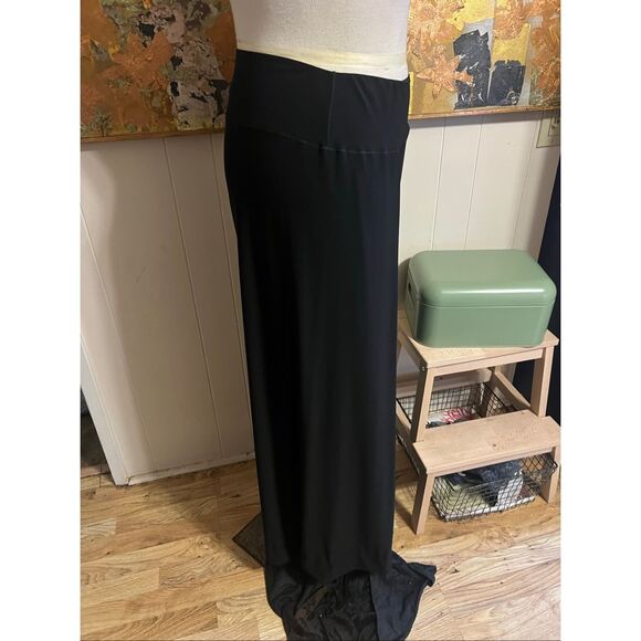Joseph Ribkoff Black Wide Leg Jersey Dressy Flowy Pants Size 12 - Picture 3 of 6